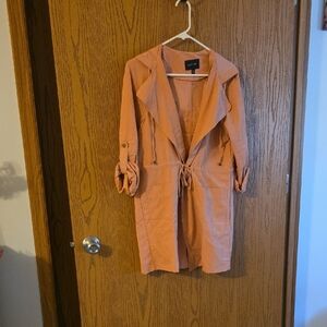 Love Tree Women's Trench Coat in Tan Never Worn